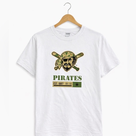 Jerzees Other - Pittsburgh Pirates Root Sports T Shirt XL Camo Graphic MLB Baseball Tee